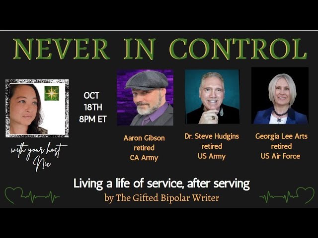 Dr. Steve at Never in Control with Nic – Veterans